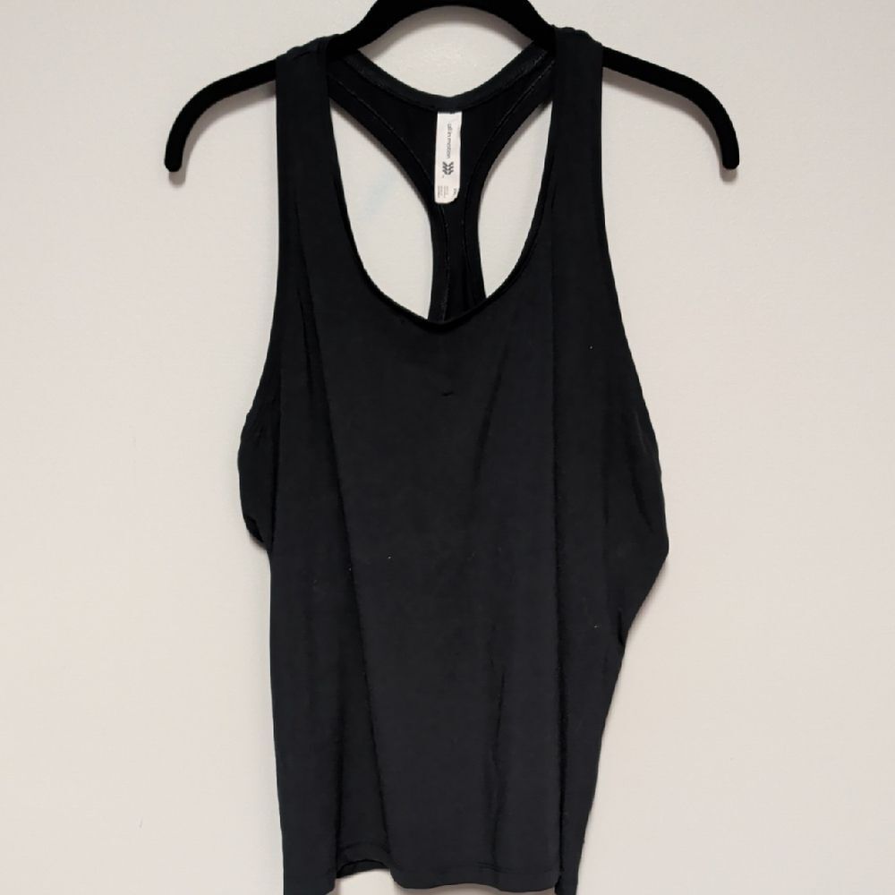 all in motion Black Racerback Tank Top - Active Essential